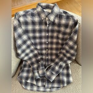 The Jack in navy plaid, Taylor Stitch, size 38